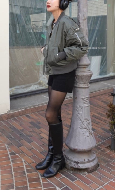 ニットショートパンツ